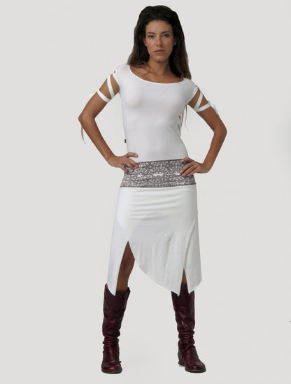 MONROE Midi Dress In Off-White