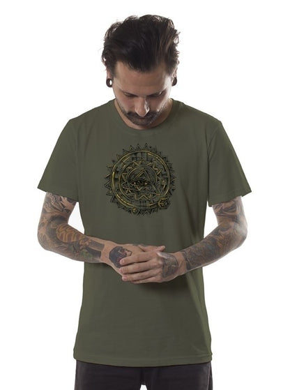 CUBINA T-Shirt In Olive Grinded
