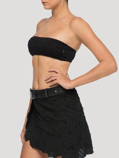 TIGA Boob Tube top In Black