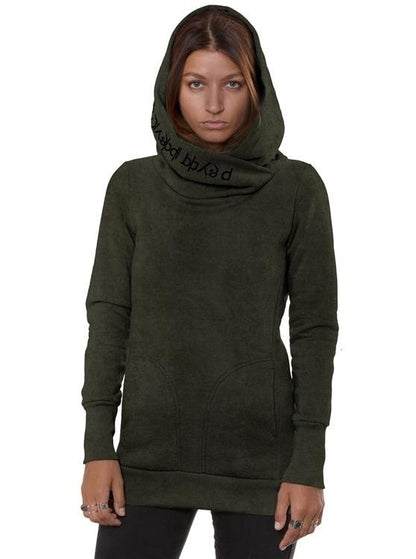 LOVELY REAPER Hood Sweat In Concrete Olive