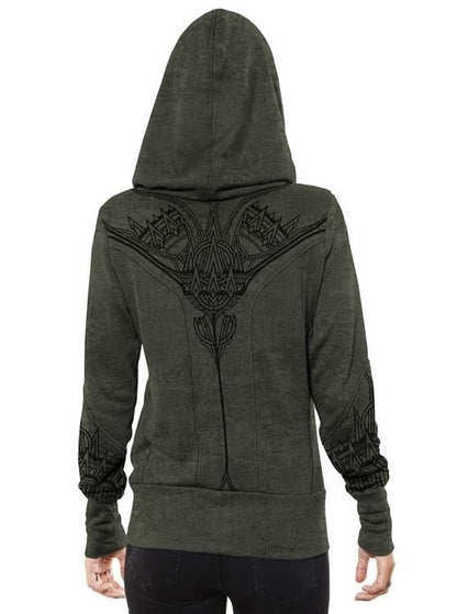 AZARY Hood Sweat In Olive