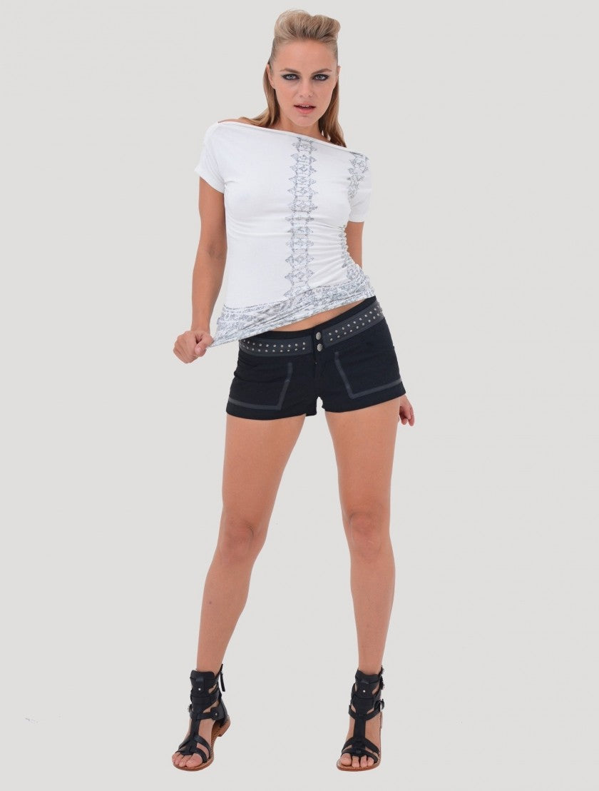 BETTY Mini Shorts In Black