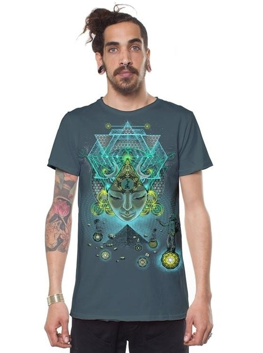 YOGI TRAVELER T-Shirt In Turquoise