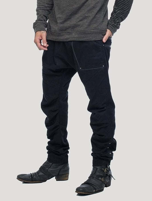 RUBBER Pants In Black