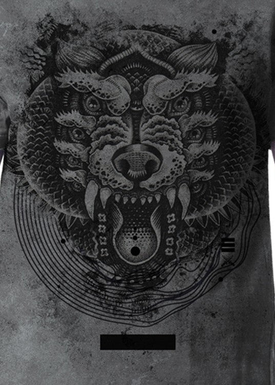 SERBERUS T-Shirt In Grey