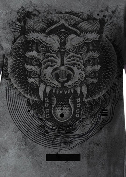 SERBERUS T-Shirt In Grey