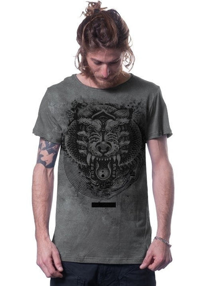 SERBERUS T-Shirt In Grey