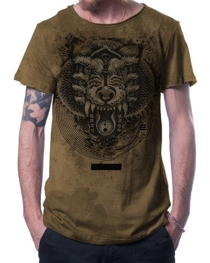 SERBERUS OCEAN  T-Shirt In Moka