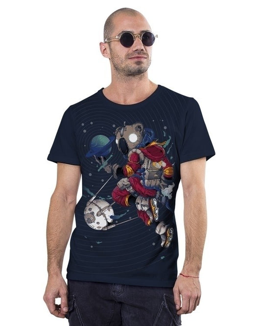 SPACE KOALA T-Shirt In Dark Blue