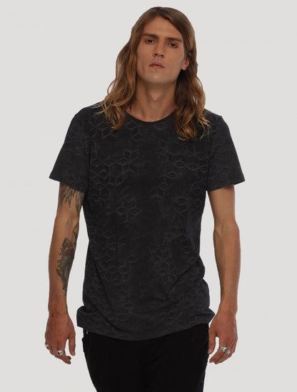 F.O.L FLOWER OF LIFE T-Shirt In Black