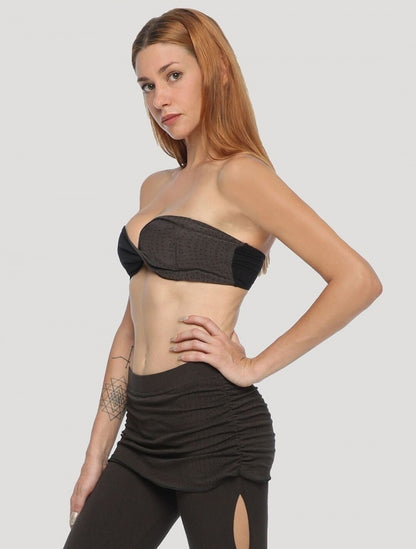 OFF Twisted Boob Tube In Olive