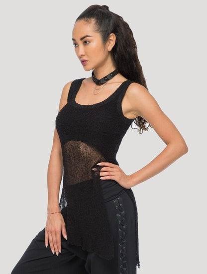 SIN Tank Top In Black