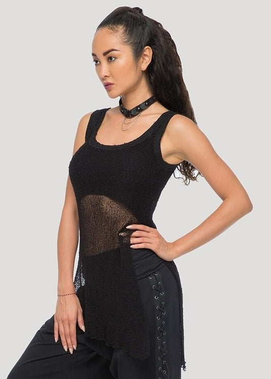 SIN Tank Top In Black