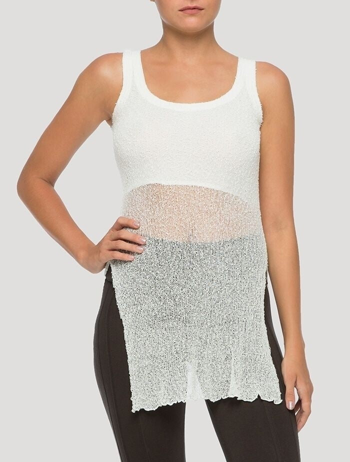 SIN Tank Top In White