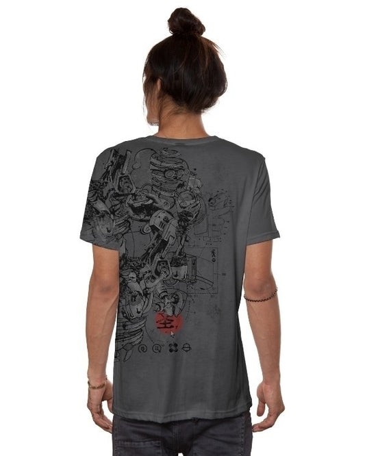 VR STEEL T-Shirt In Grey