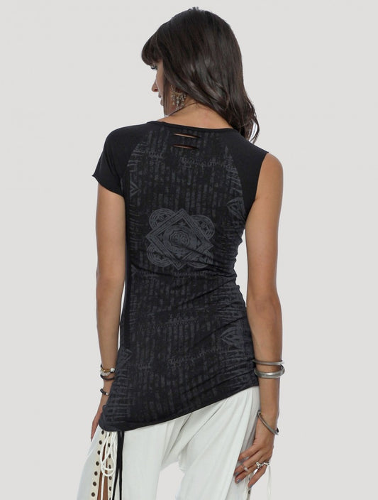JAYA Tunic Top In Black