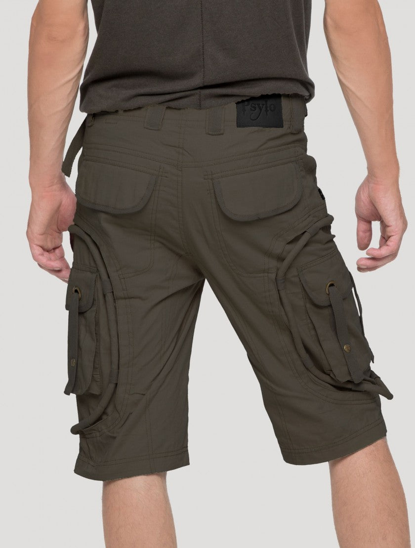 RAZOR Bermuda In Olive Noir