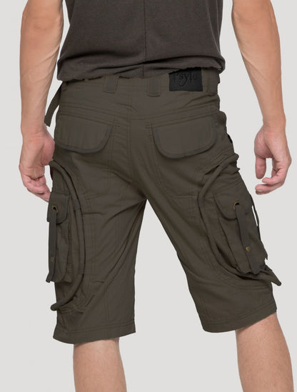 RAZOR Bermuda In Olive Noir
