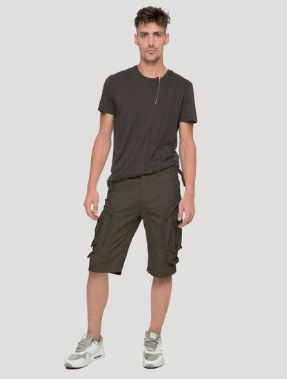 RAZOR Bermuda In Olive Noir