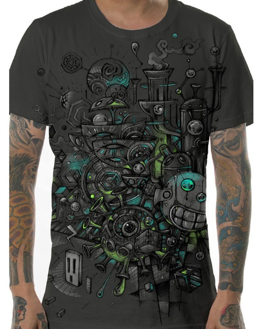 GEOMEISTER T-Shirt In Dark Grey