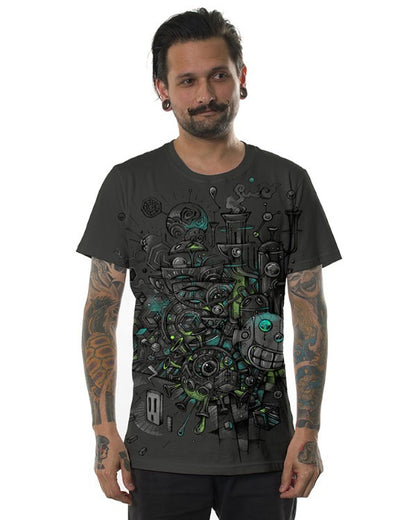 GEOMEISTER T-Shirt In Dark Grey