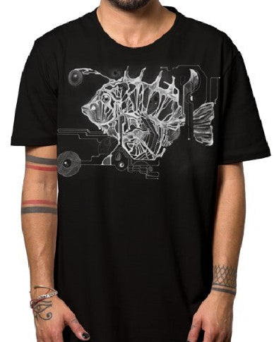 EDISON FISH T-Shirt In Black