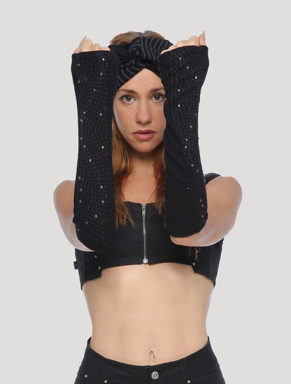 RAFFI Gloves In Black
