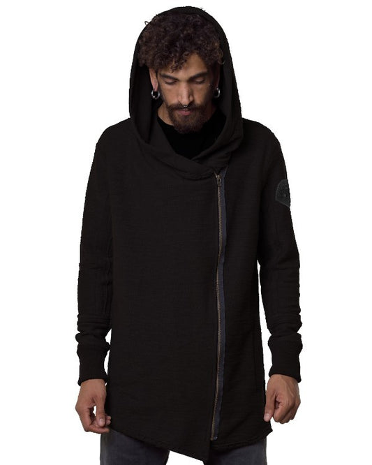 TOKEN Hooded Jacket In Black