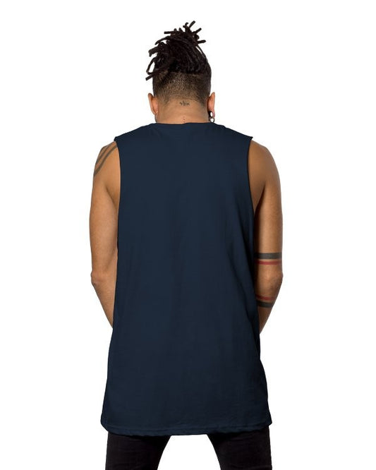 TETRAHEAD Tank Top In Dark Blue