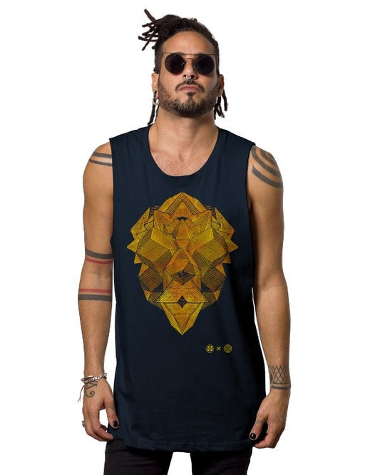 TETRAHEAD Tank Top In Dark Blue
