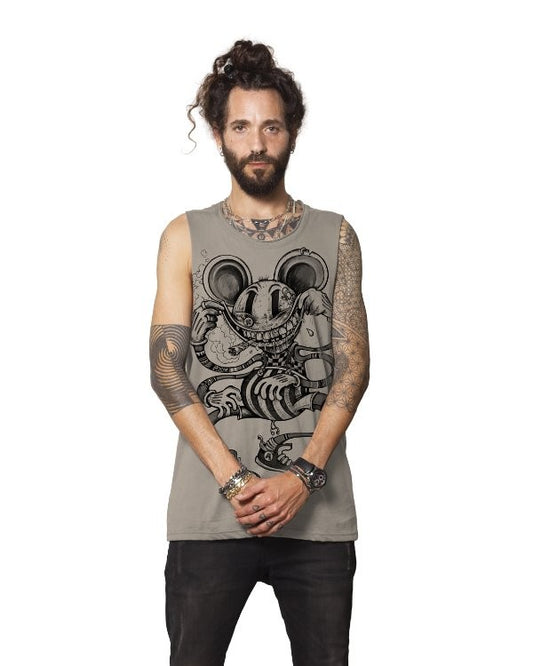MAUSER Tank Top In Sand