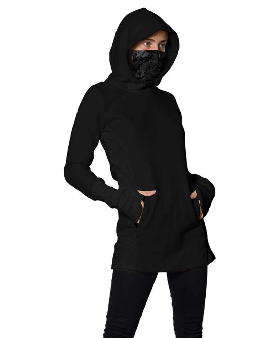KUNOICHI Hood Sweatshirt In Black
