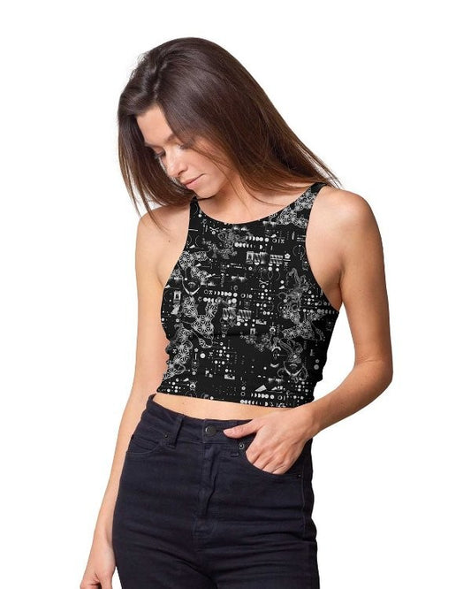 MOON OMENS Top In Black