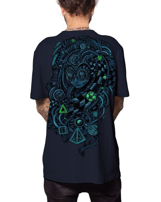 MOLEKULA T-Shirt In Navy Blue