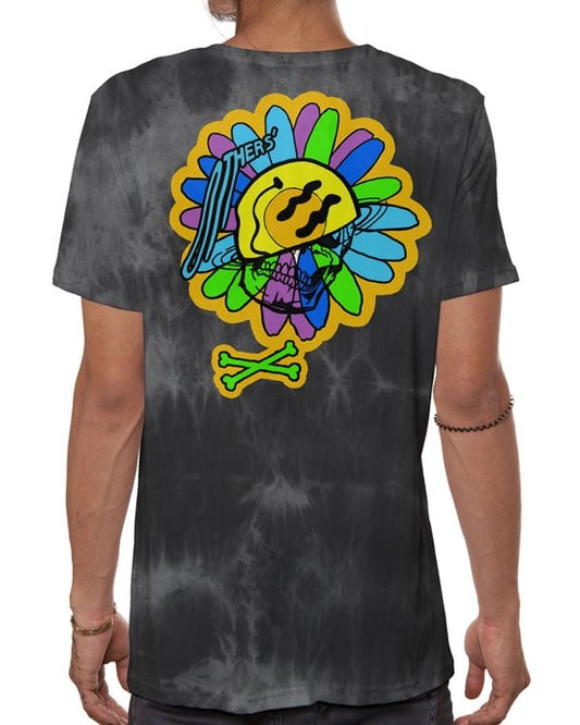OTHERS T-Shirt In Grey Tie-Dye
