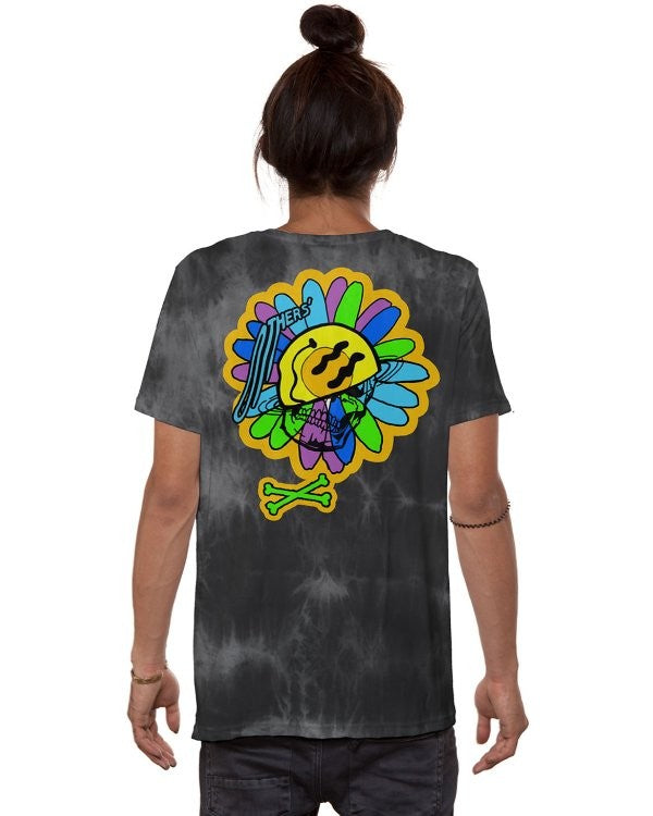 OTHERS T-Shirt In Grey Tie-Dye