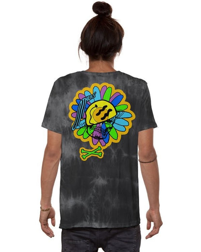 OTHERS T-Shirt In Grey Tie-Dye