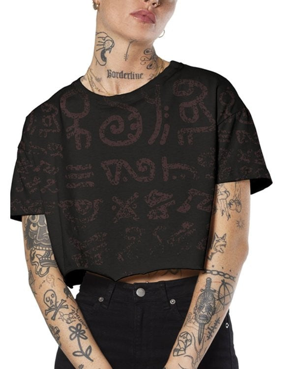 LETTER BLACK TOP