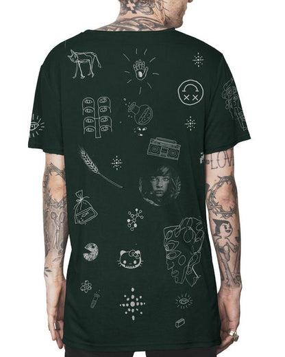 BIG CITY LIFE T-Shirt In Botanical Green