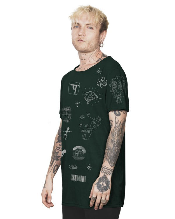 BIG CITY LIFE T-Shirt In Botanical Green