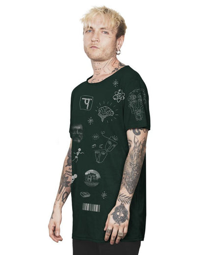 BIG CITY LIFE T-Shirt In Botanical Green