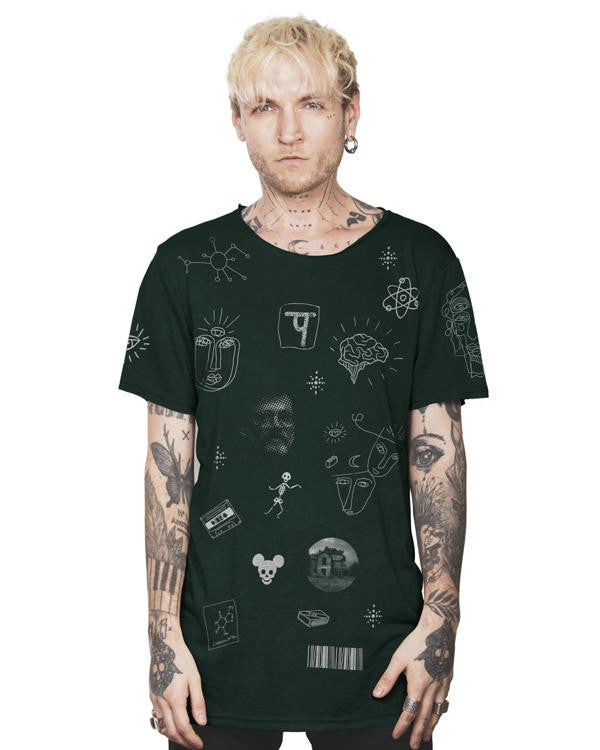 BIG CITY LIFE T-Shirt In Botanical Green