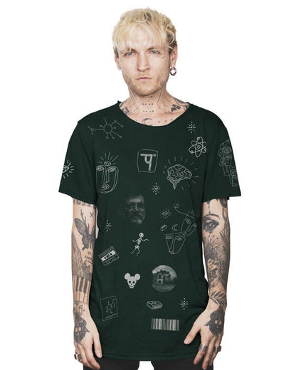 BIG CITY LIFE T-Shirt In Botanical Green