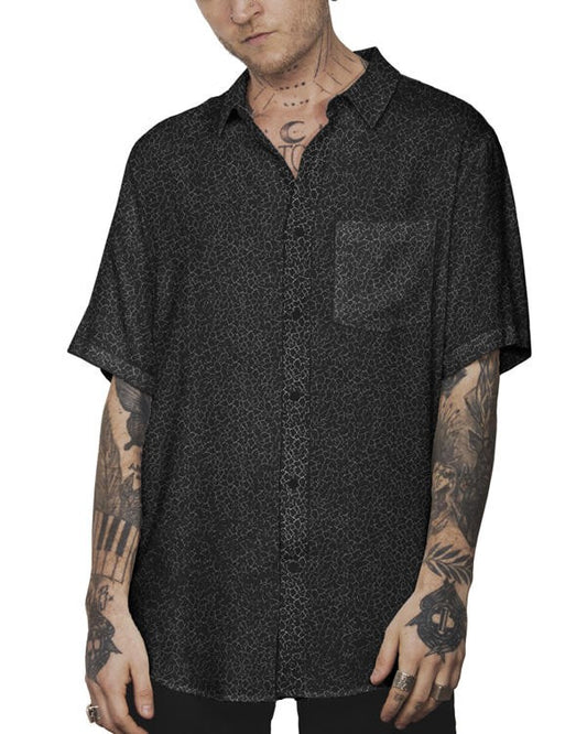 ZEBRO Short Sleeve Botton Shirt