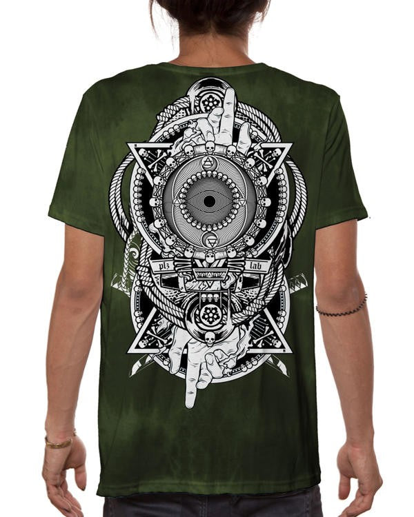 METAMORPHOSIS T-Shirt In Tie Dye Green