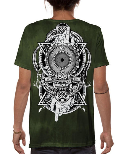 METAMORPHOSIS T-Shirt In Tie Dye Green