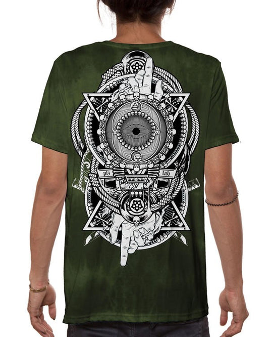 METAMORPHOSIS T-Shirt In Tie Dye Green