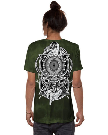 METAMORPHOSIS T-Shirt In Tie Dye Green