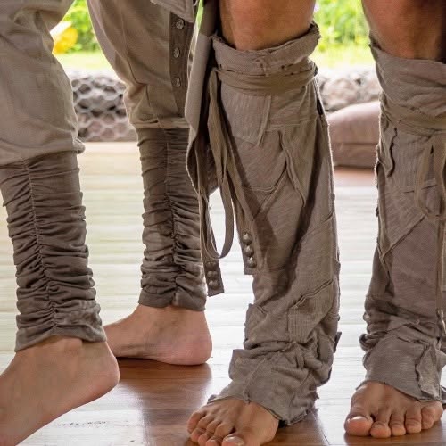 ABSTRACT PECOA Leg Warmers - Cement