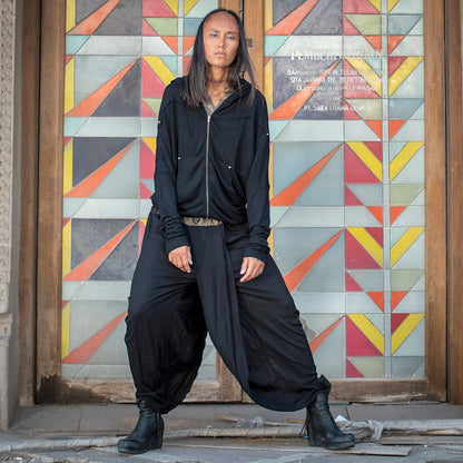 UNI Hooded Jacket In Black
